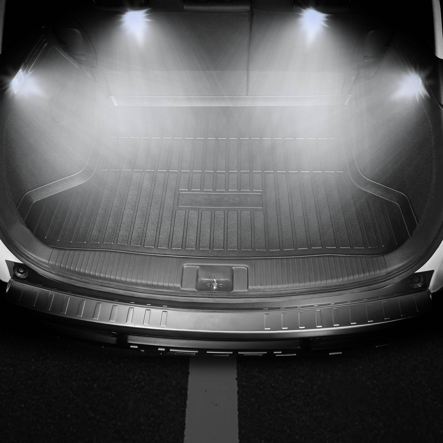10-Piece: Xenon White Wedge Base LED Bulbs