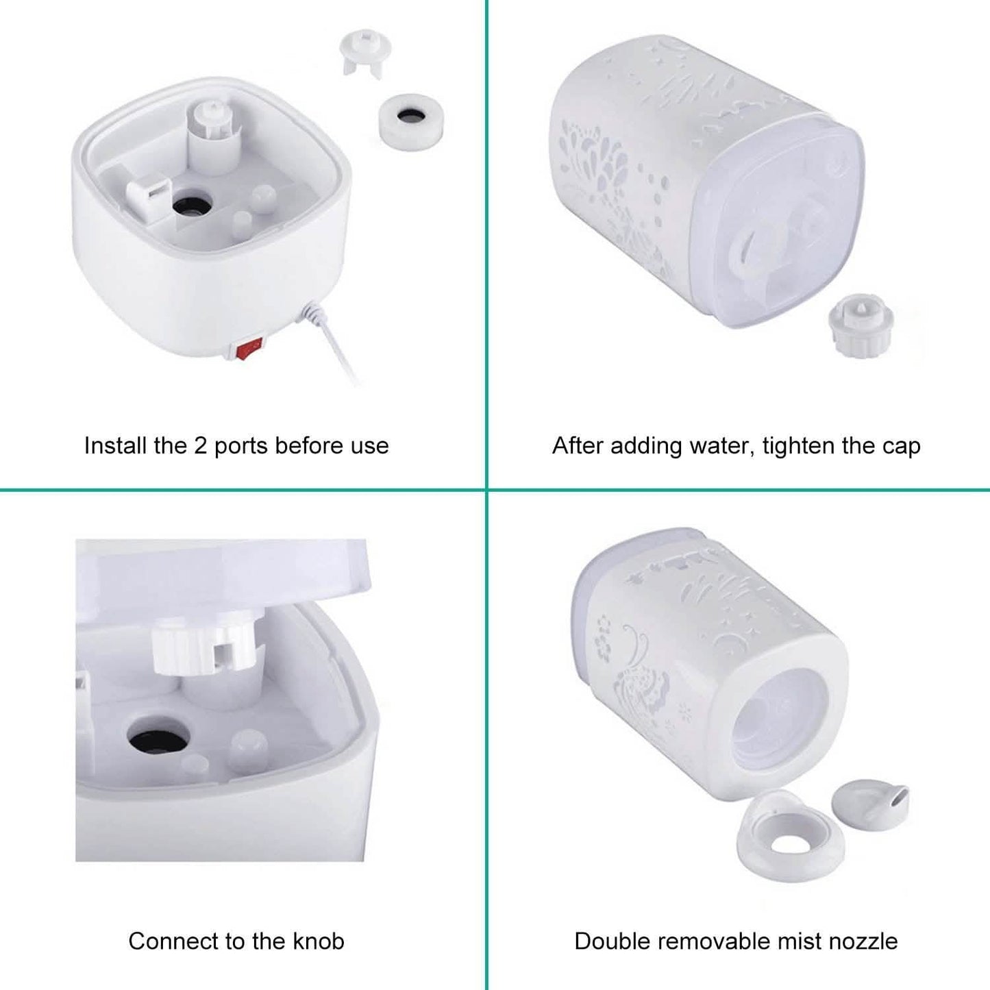 1500ml Ultrasonic Aroma Essential Oil Diffuser