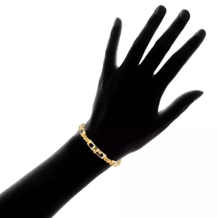18K Gold Plated Lucky Elephant Parade Bracelet