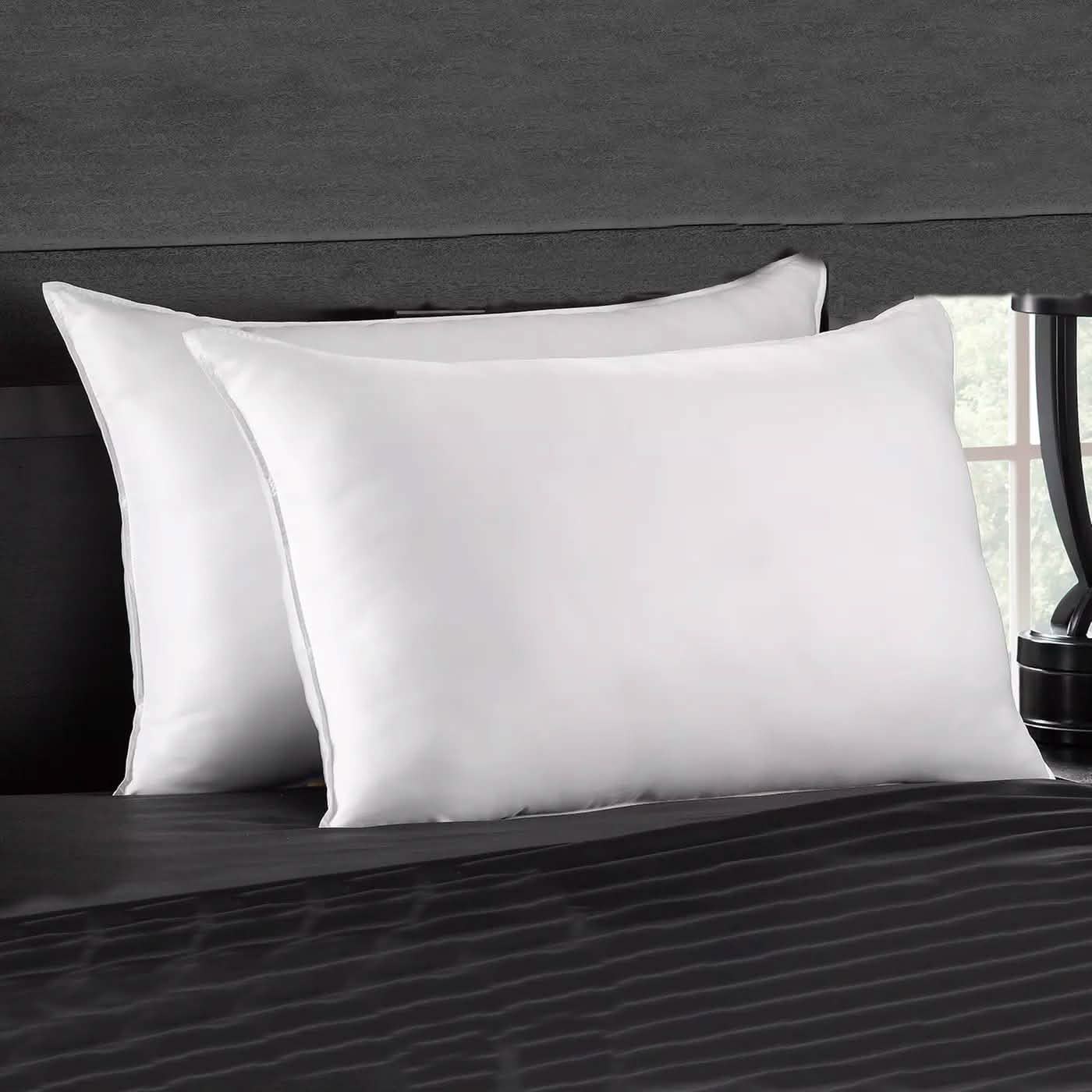 2-Piece Set: Stomach Sleeper Extra Soft Plush Gel Pillow