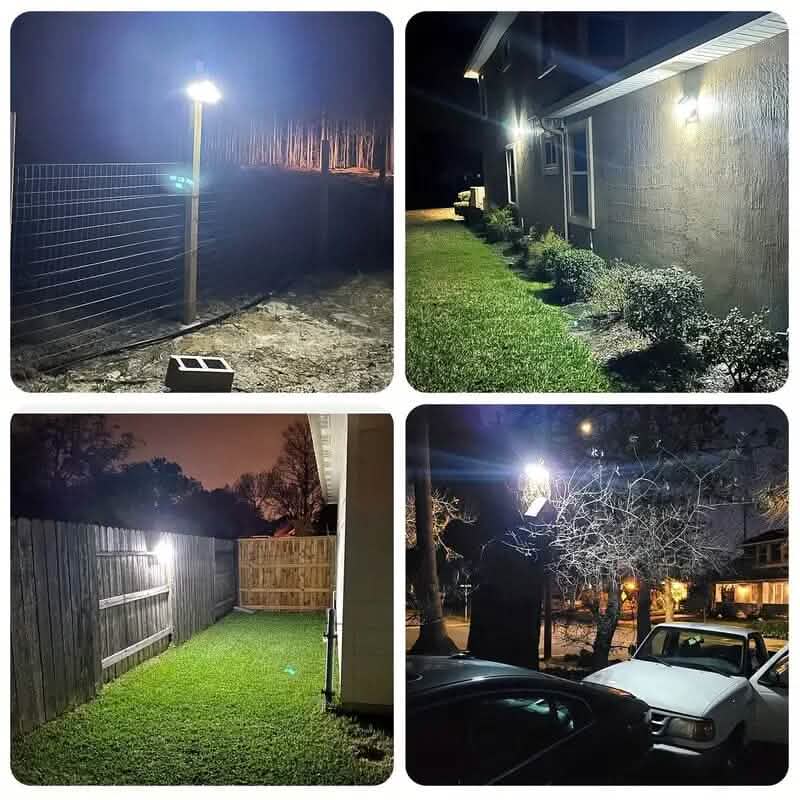 2-Pieces Set: Super Bright Solar Motion Sensor Outdoor Light