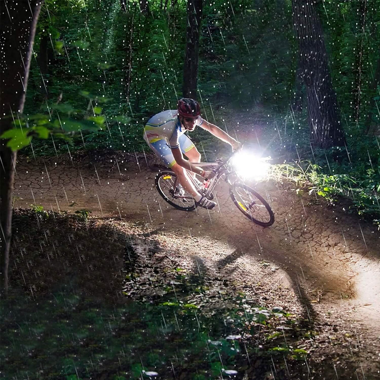20000LM Bike Front Light with 120dB Loud Horn