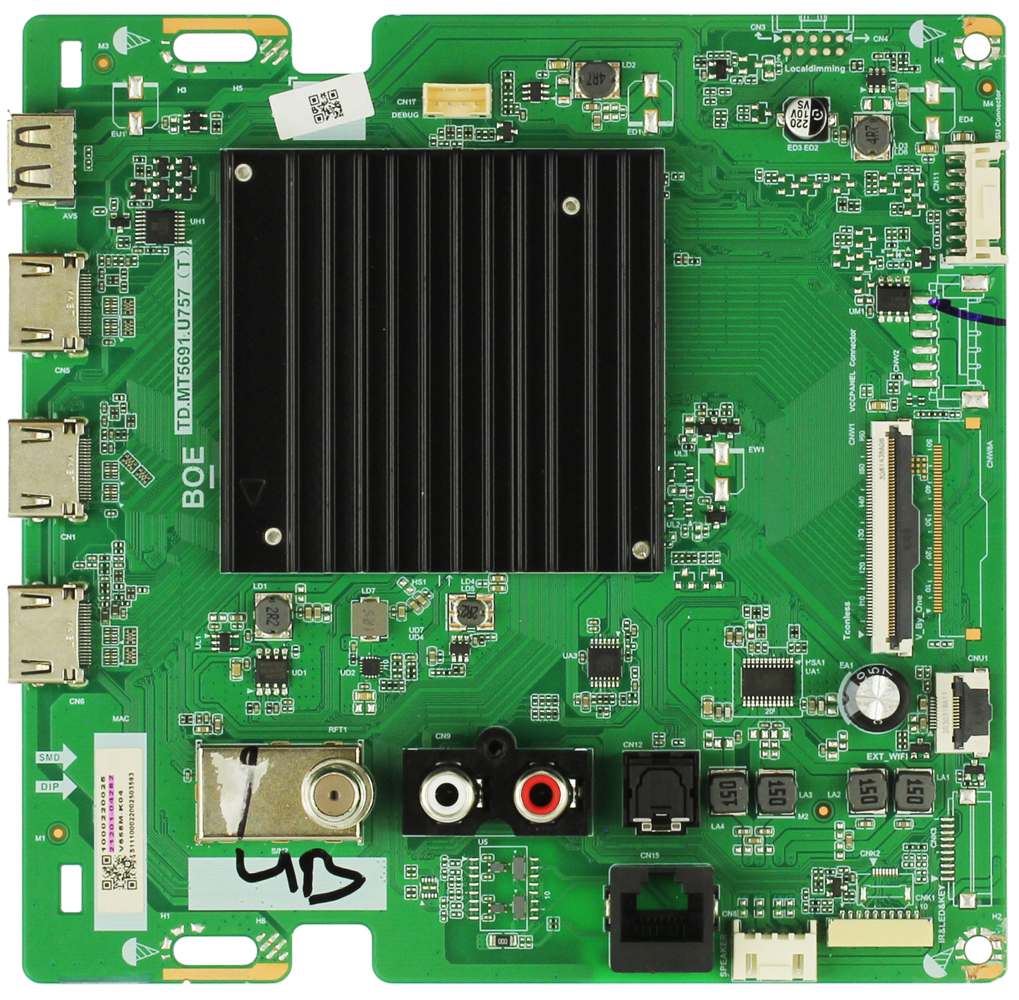 Vizio 21201-04282 Main Board for V655M-K04 (Serial LBSFM9NZ)