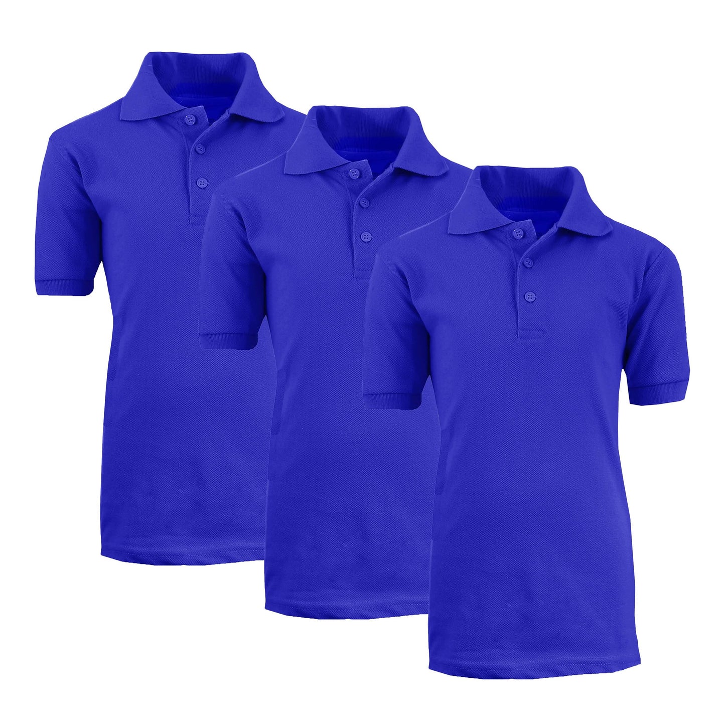 3-Pack: Boys School Uniform Polo