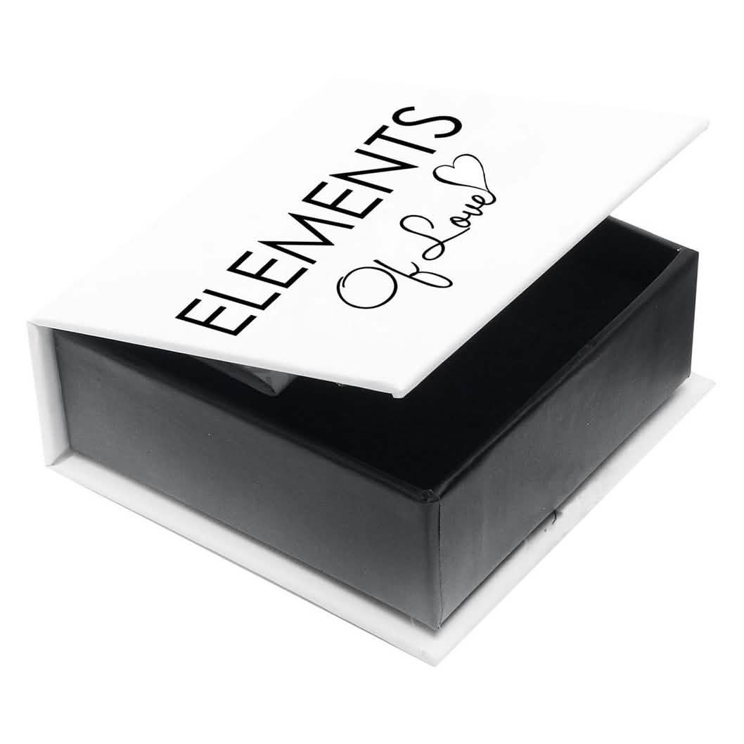 3-Pack Emerald Cut Crystal Stud Earrings Set by Elements of Love