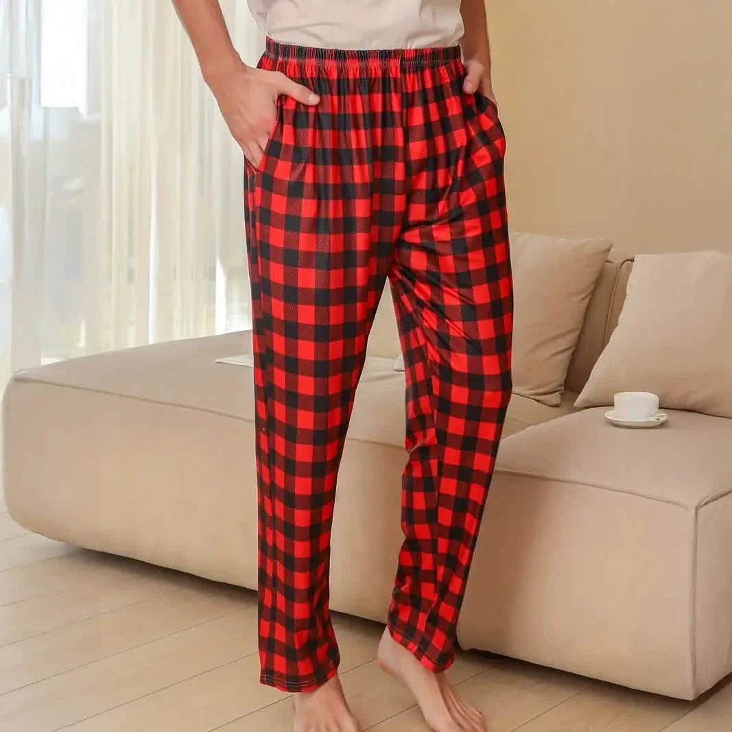 3-Piece: Mens Pajama Pants Loungewear Sleepwear