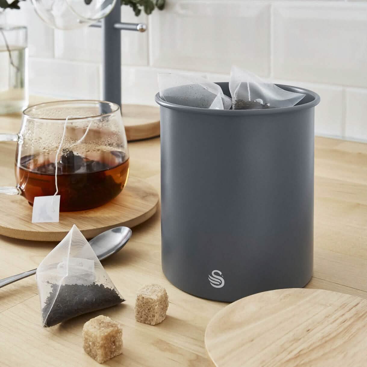 3-Piece Set: Swan Nordic Canisters