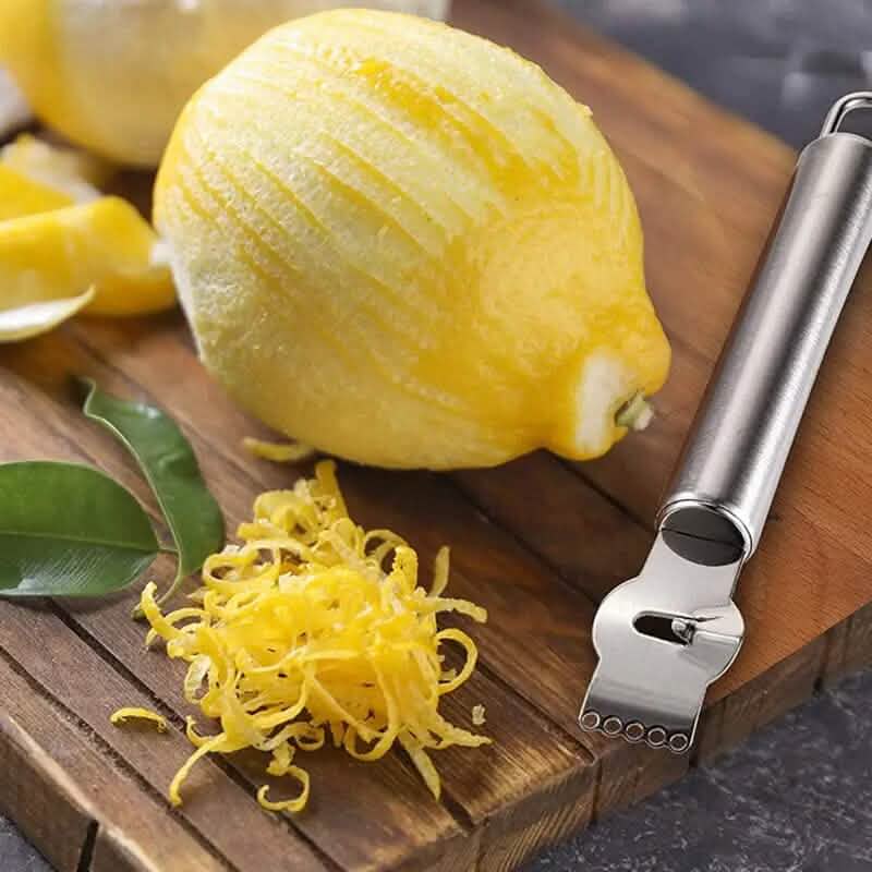 3-Pieces: Lemon Grater Stainless Steel Peeler