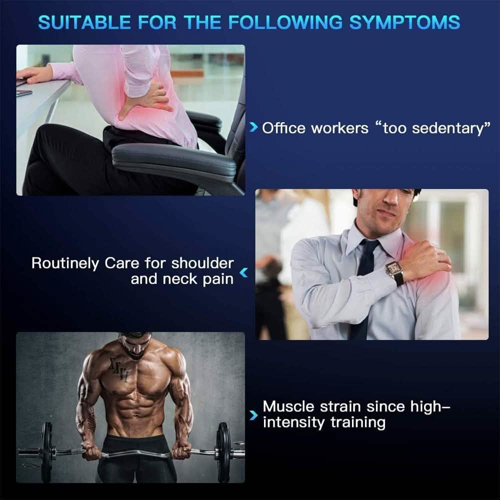 30 Speed Deep Tissue Ultra-Quiet Muscle Massage Gun with 7 Heads