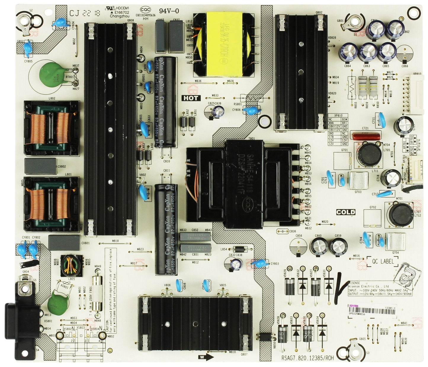 Hisense 321785 Power Supply for 70A6G3