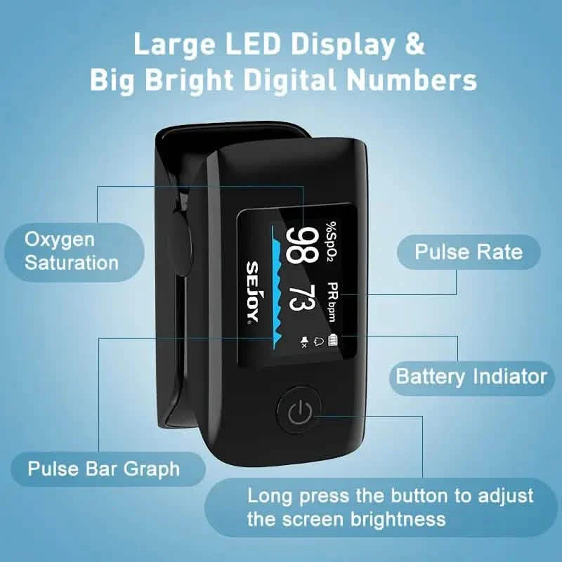 Oximeter Heart Rate Monitor & Hypertension Detector