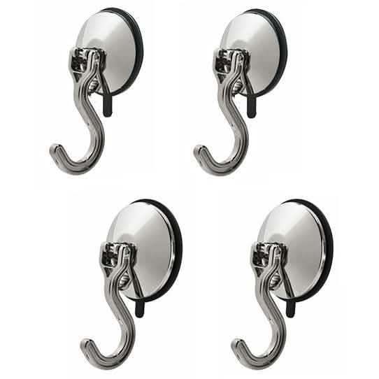 4-Pack: Bracketron Heavy-Duty Hooks Mount