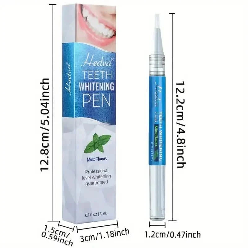 4-Pack: Bright White Mint Flavor 3Ml/0.1Fl Oz Teeth Whitening Gel Pen