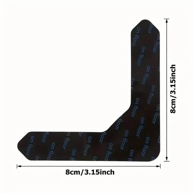 4-Pack: Reusable Non-Slip Carpet Rug Stickers