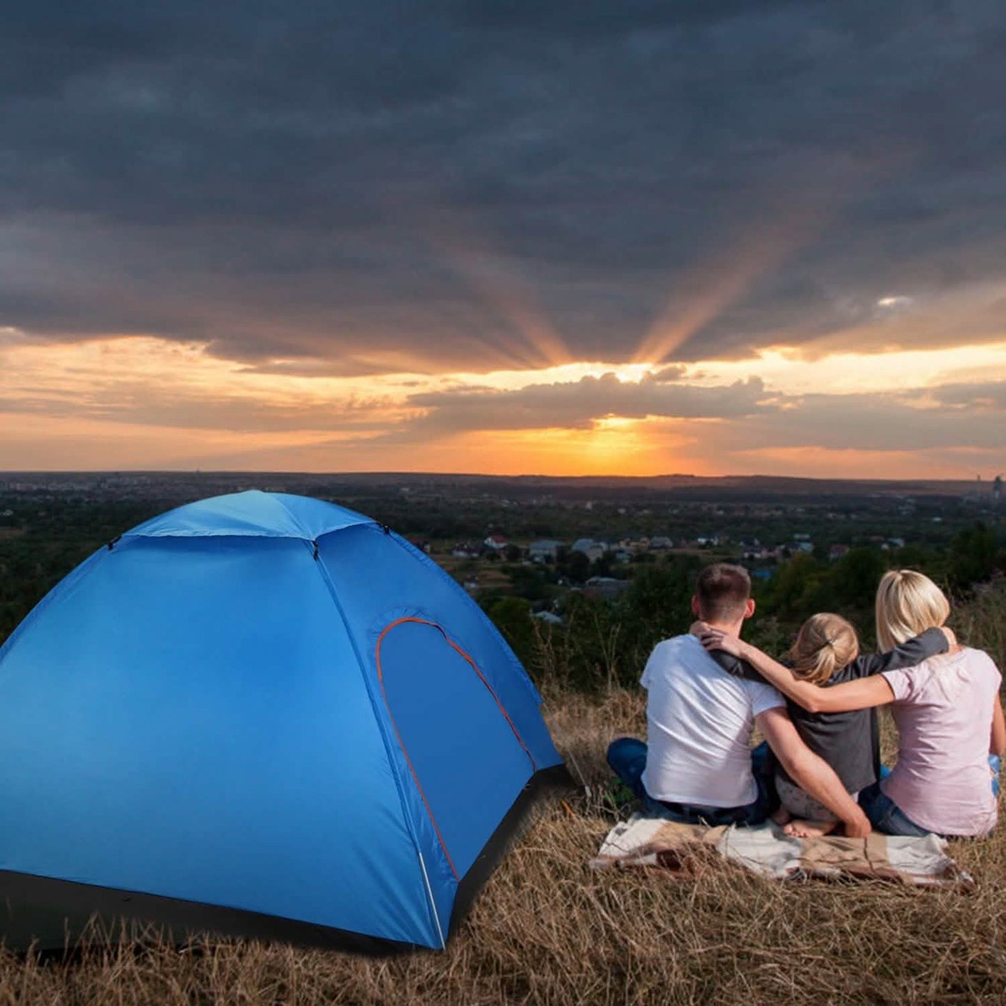 4 Persons Camping Waterproof Tent