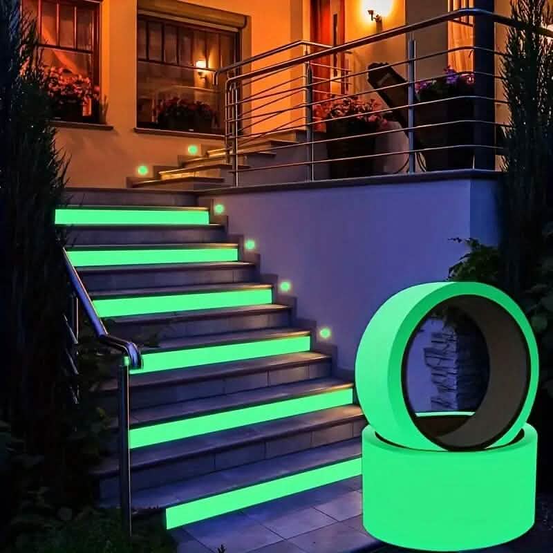4-Pieces: Luminous Fluorescent Adhesive Tapes
