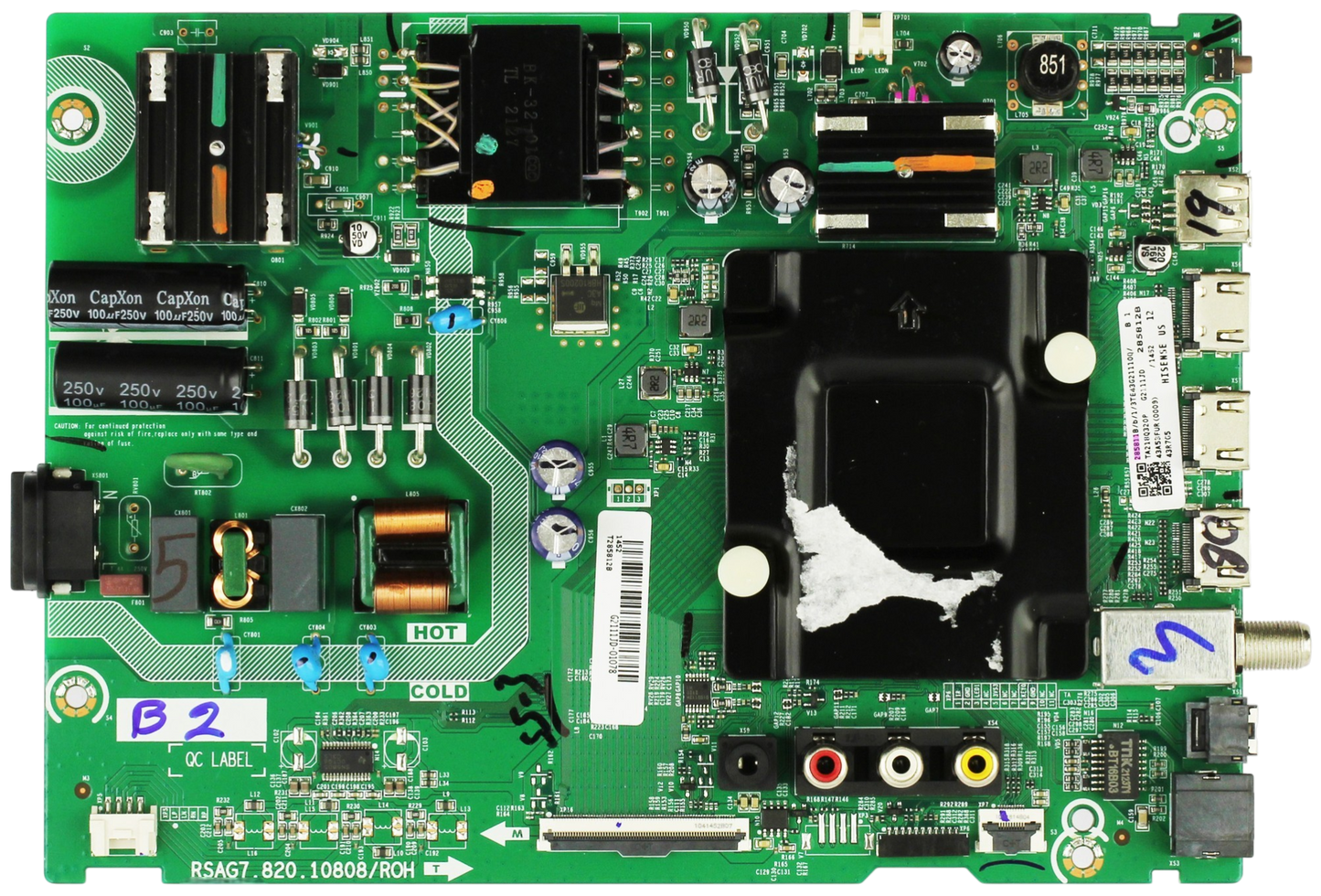 Hisense 285811 285812 Main Board 43R7G5