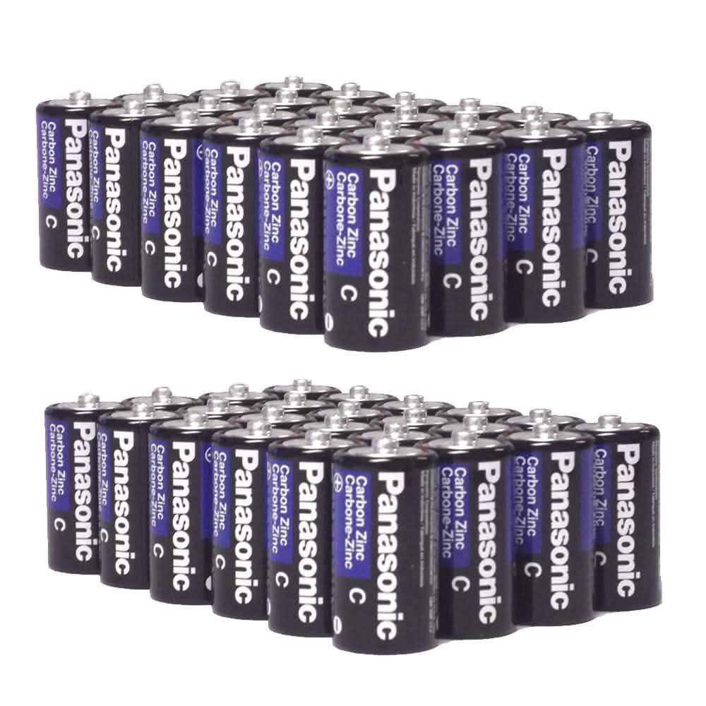 48-Pack: Panasonic Super Heavy Duty C Batteries