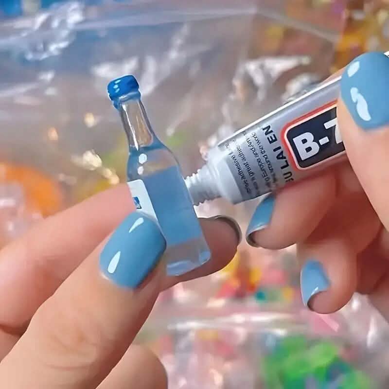 5-Pack: B-7000 Adhesive Glue for Jewelry, Plastic, Metal, Glass, Ceramic