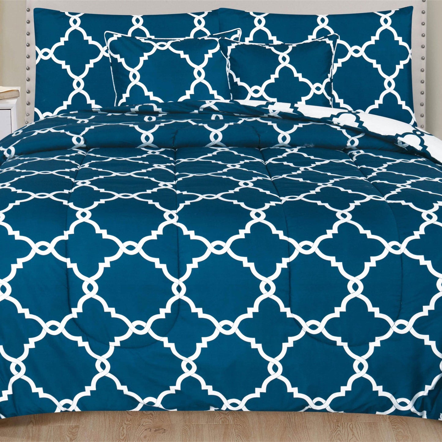 5-Piece: Reversible Comforter Set