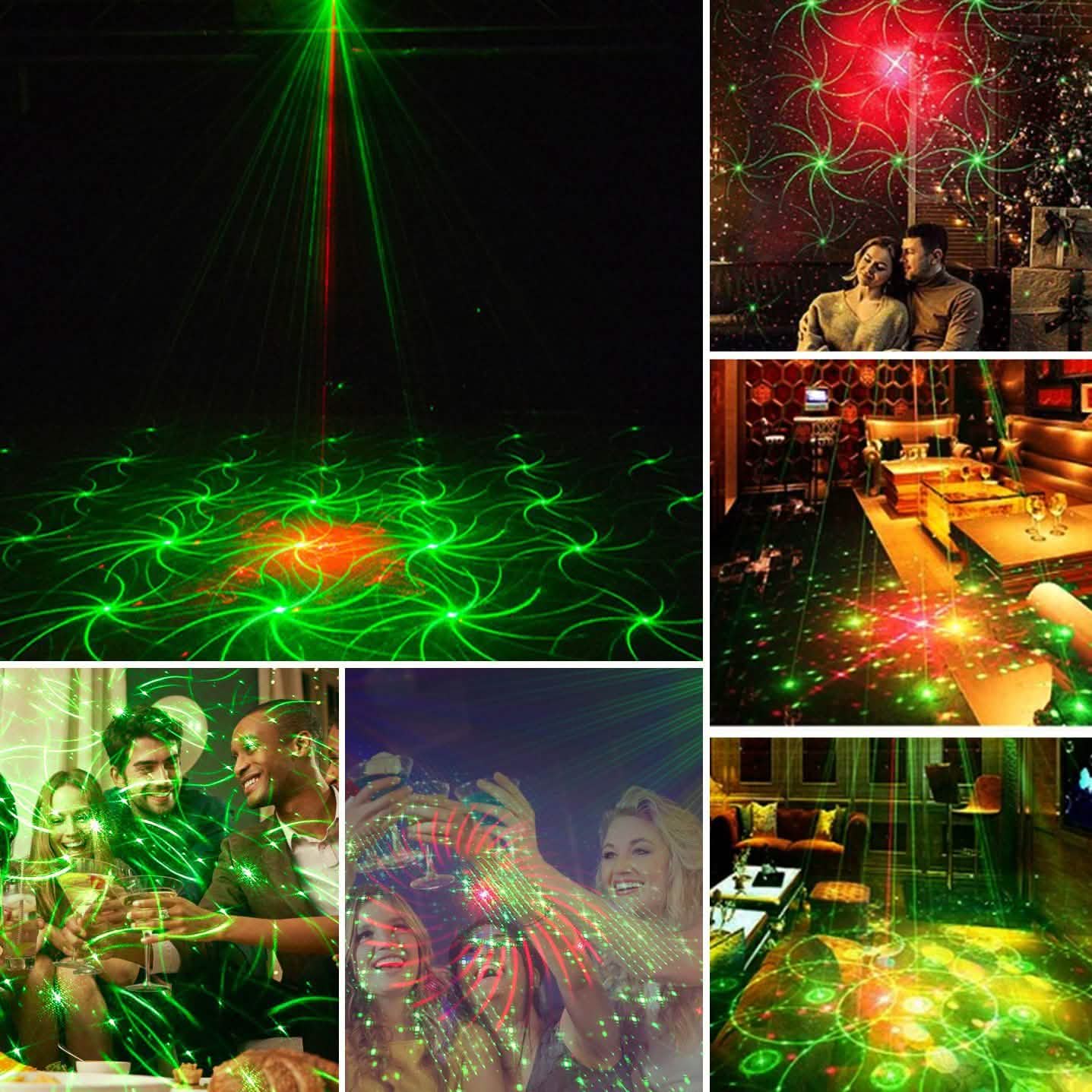 60 Pattern Laser Stage Light Sound