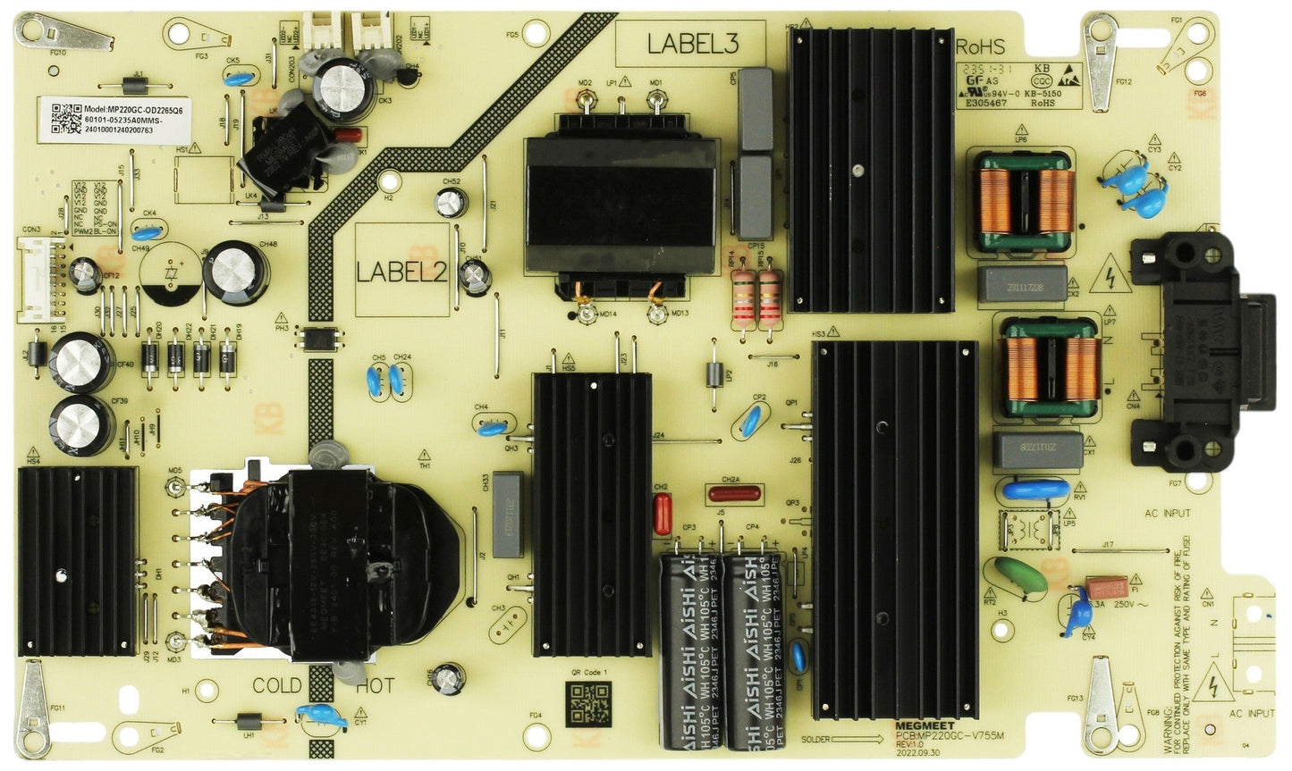 Vizio 60101-05235 Power Supply