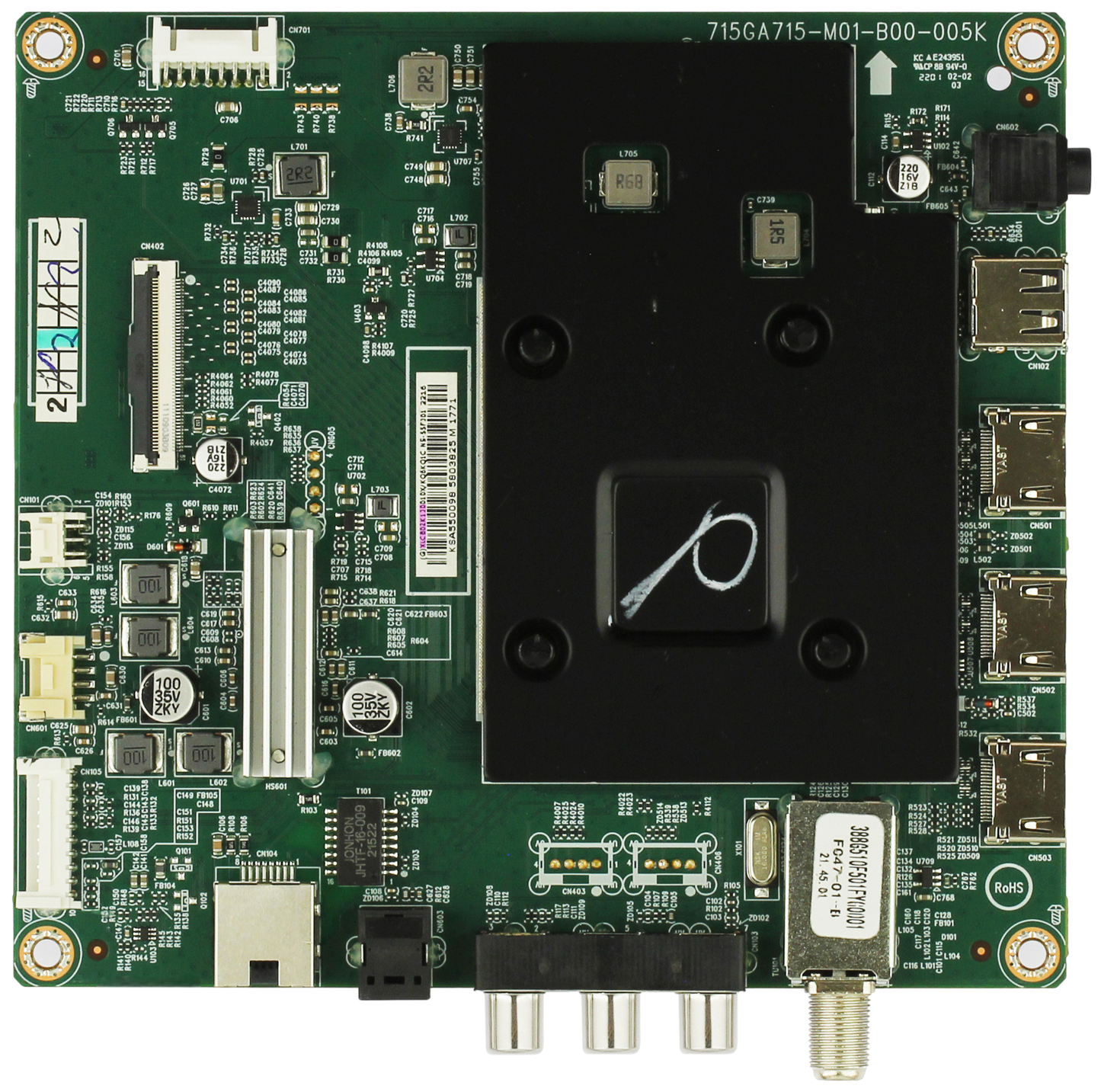 Insignia 756TXLCB02K130 Main Board NS-55F301NA22