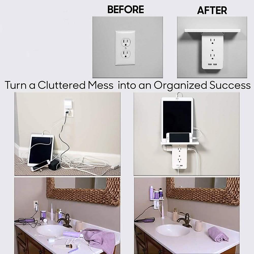 8-Port Multi-Function US Standard Socket