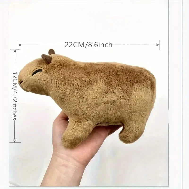 8.8 Inch Simulation Capybara Plush Toy, Lifelike Cute Stuffed Animal