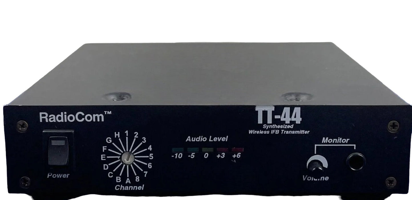 Telex Radiocom TT-44 16 Channel Synthesized Wireless IFB Transmitter 71219000 (UNTESTED)