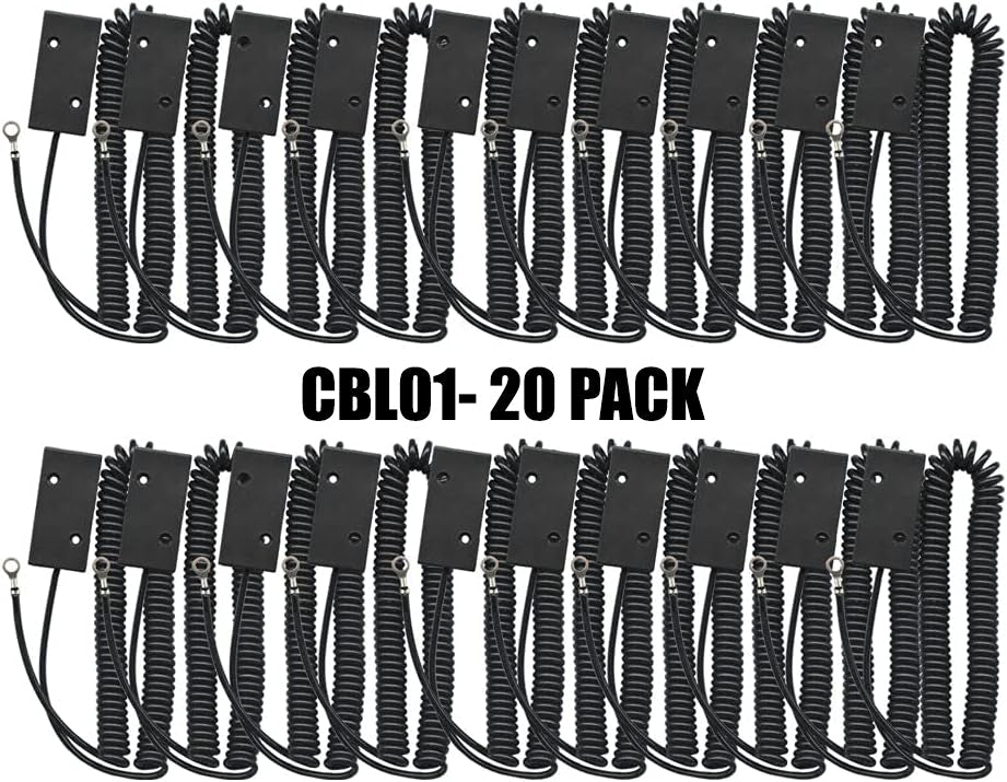 Anderic CBL01 Universal Coiled Security Cable Tether for Compatible Anderic Remote Controls and Small Handheld Tools