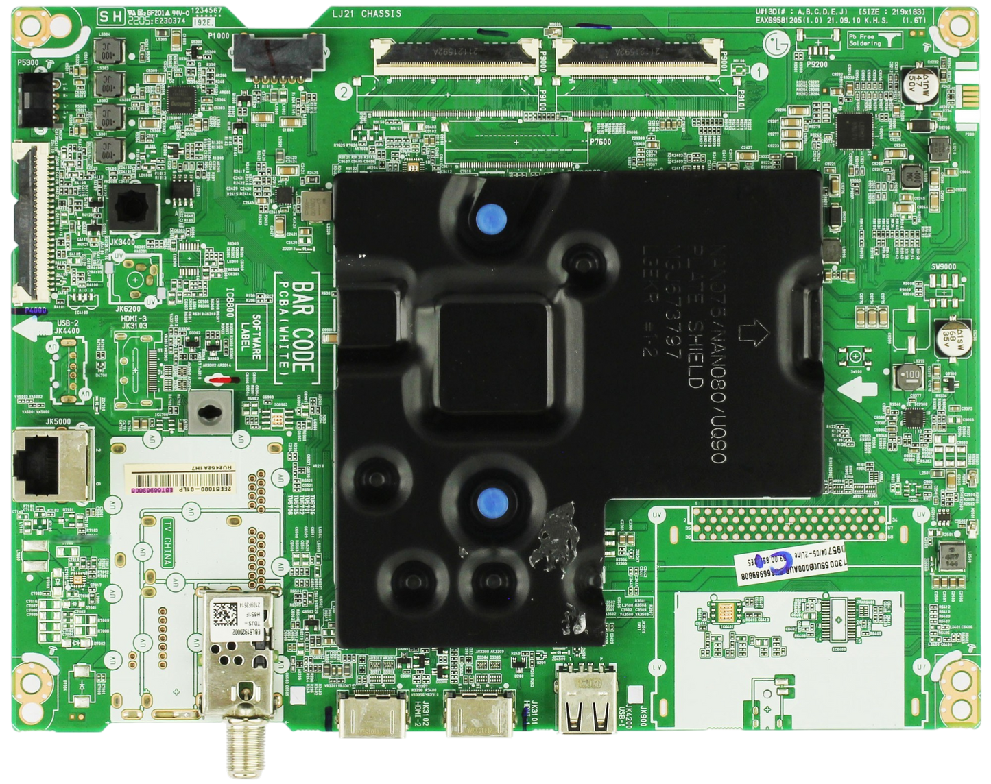 EBT66969808 LG Main Board, EAX69581205 (1.0), 55UQ8000AUB