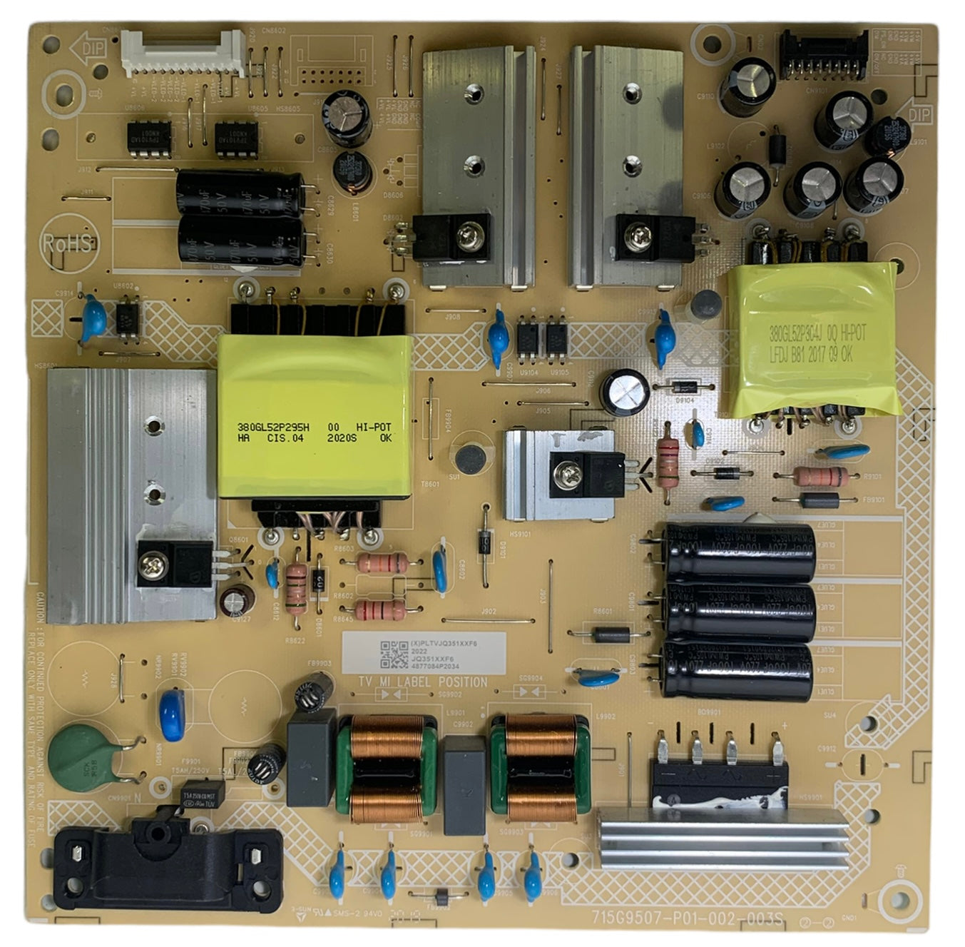 Insignia PLTVJQ351XXF6 Power Supply Board