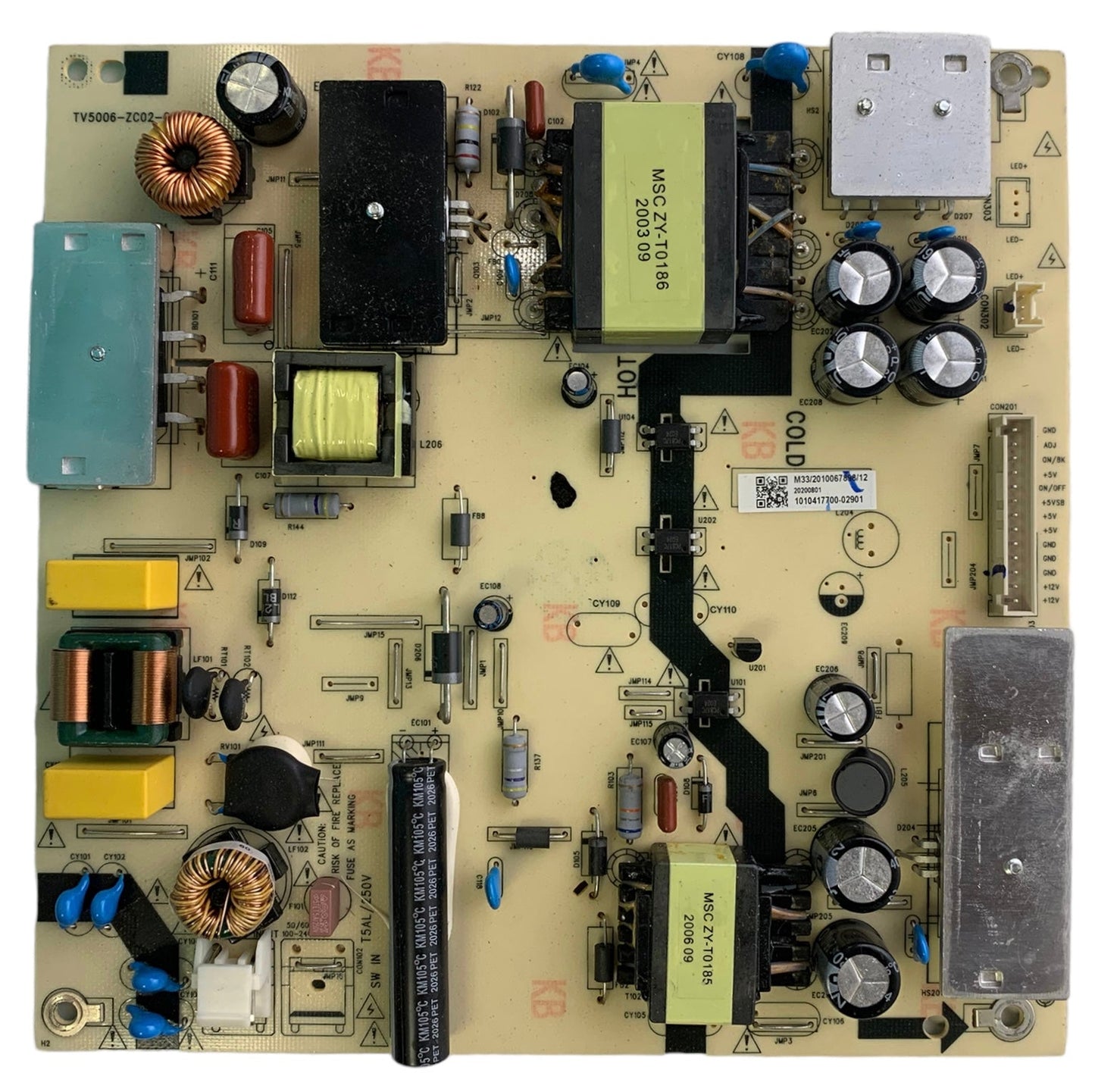Onn 514C5006M33A Power Supply Board