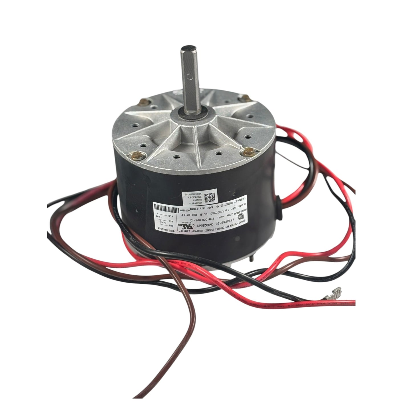 Broad-Ocean Y6S696B528 Condenser Fan Motor 230v 60Hz RPM1000 HP 1/12hp