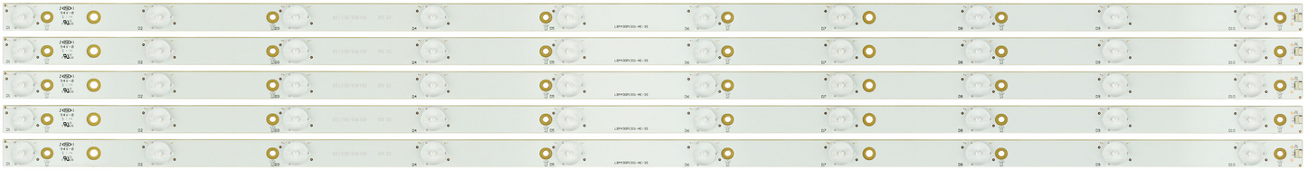Vizio LBM430P1001-AE-3S LED Backlight Strips (5) (NEW) D43-C1 D43N-E1 D43-D1