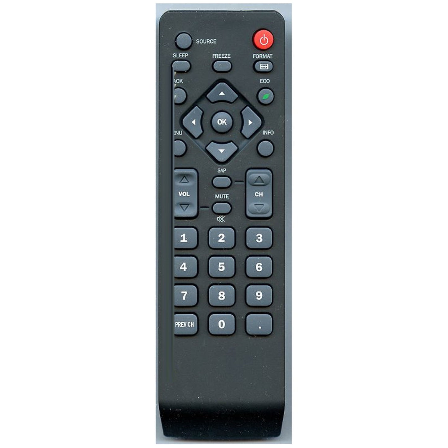 Funai NH001UD Emerson / Sylvania Flat Panel LCD TV Remote Control