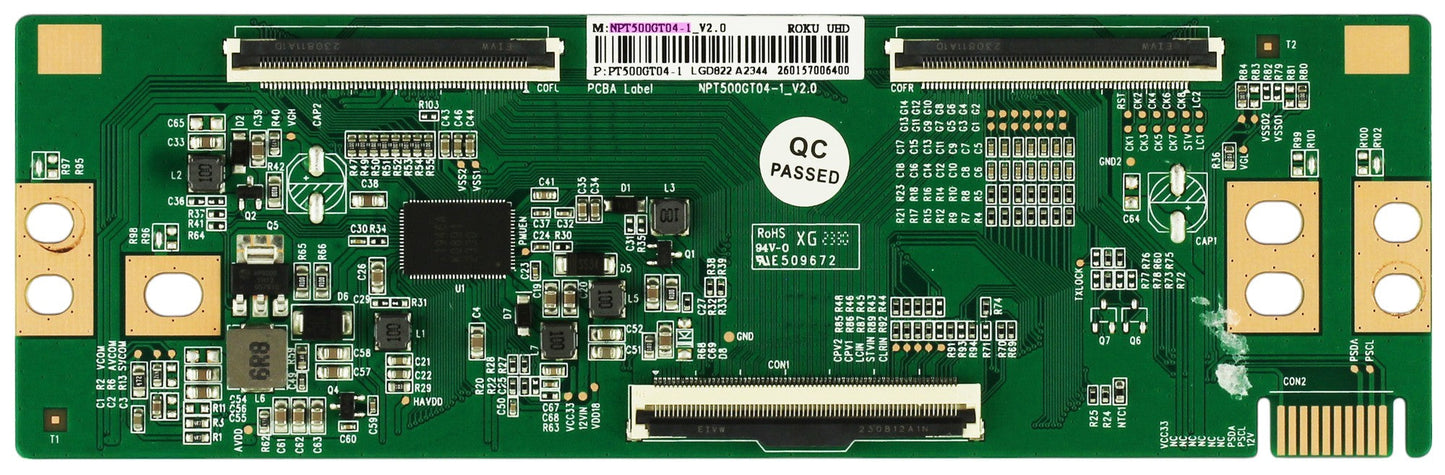 NPT500GT04-1, Philips T-Con Board, NPT500GT04-1_V2.0, 50PUL6533/F7