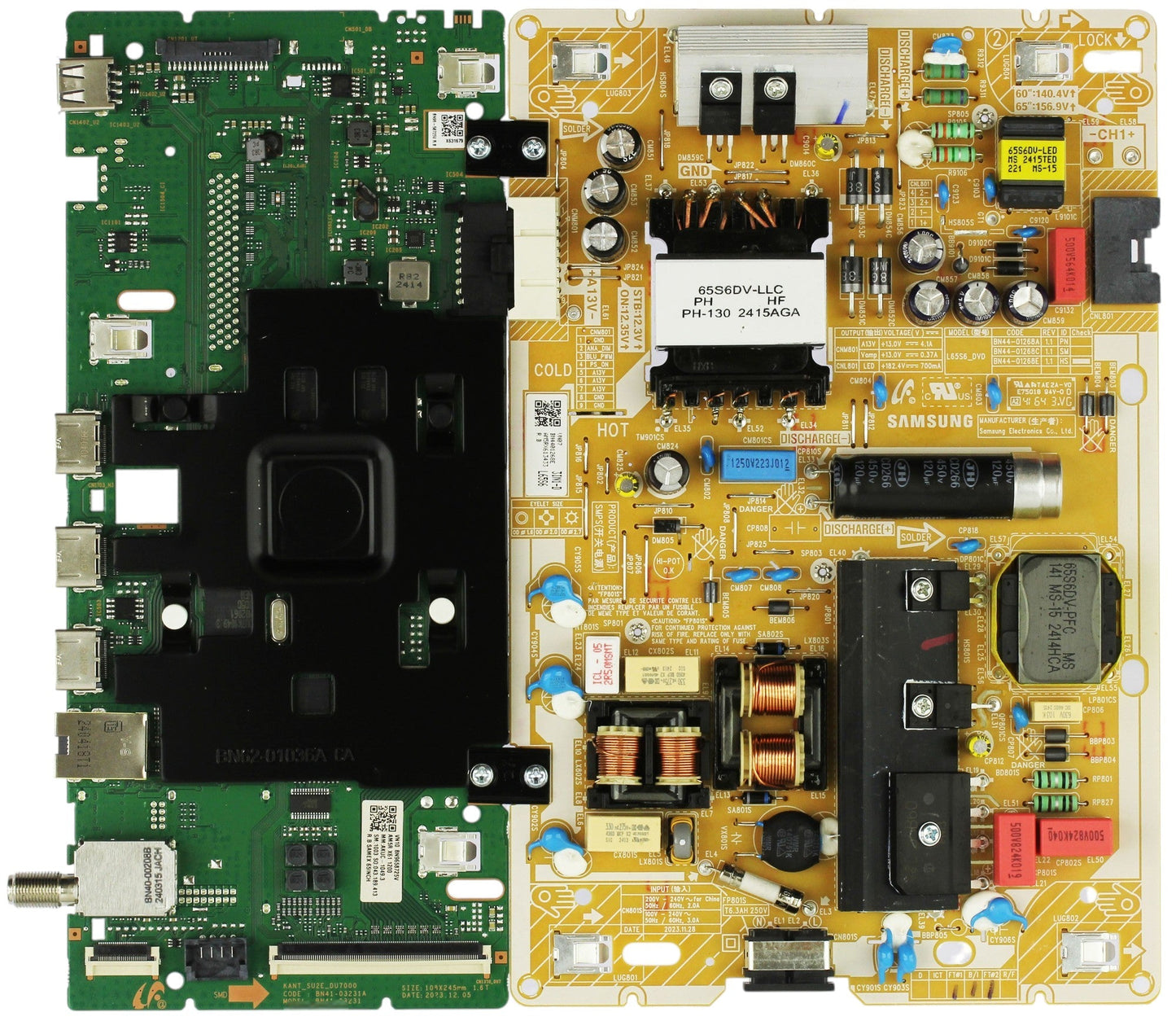 Samsung BN96-58725V / BN44-01268E Main Board / Power Board