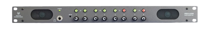 Wohler VMDA-SUM8 AES/Analog 8 Channel Summing Audio Monitor (Untested)