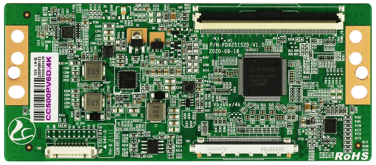 Sceptre CC500PV6D.4K T-Con Board