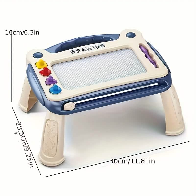 Magnetic 3-in-1 Drawing Board Toy, Draw, Write, Erase & Repeat