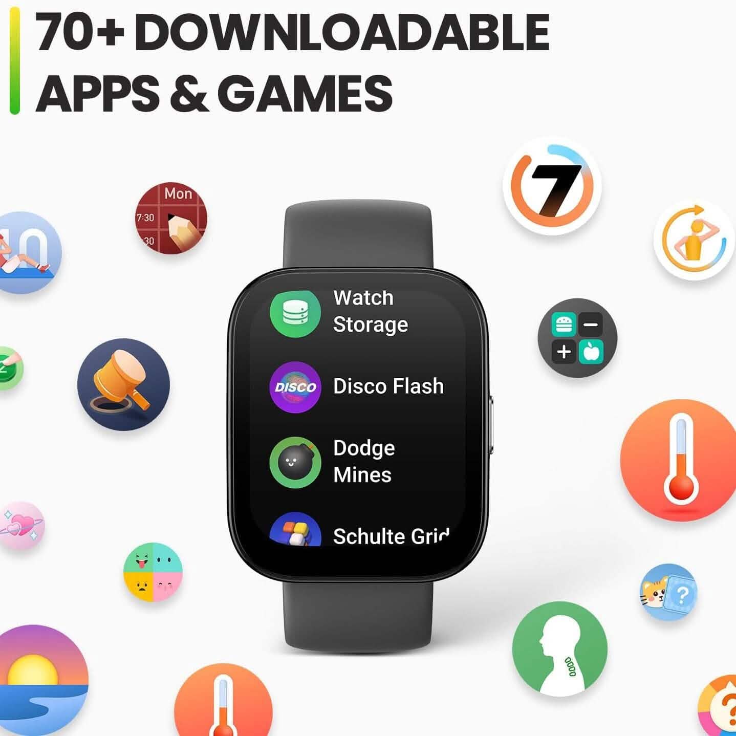 Amazfit Bip 5 Smart Watch with Ultra Large Screen, Bluetooth Calling and Alexa Built-in (Refurbished)