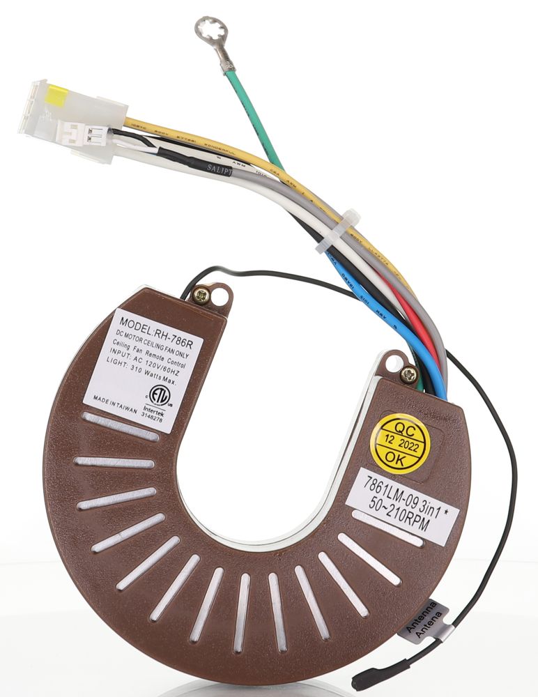 Anderic RH786R Replacement Ceiling Fan Receiver for Casablanca Stealth, Panama, Holliston | RH-786R, 7861LM-09