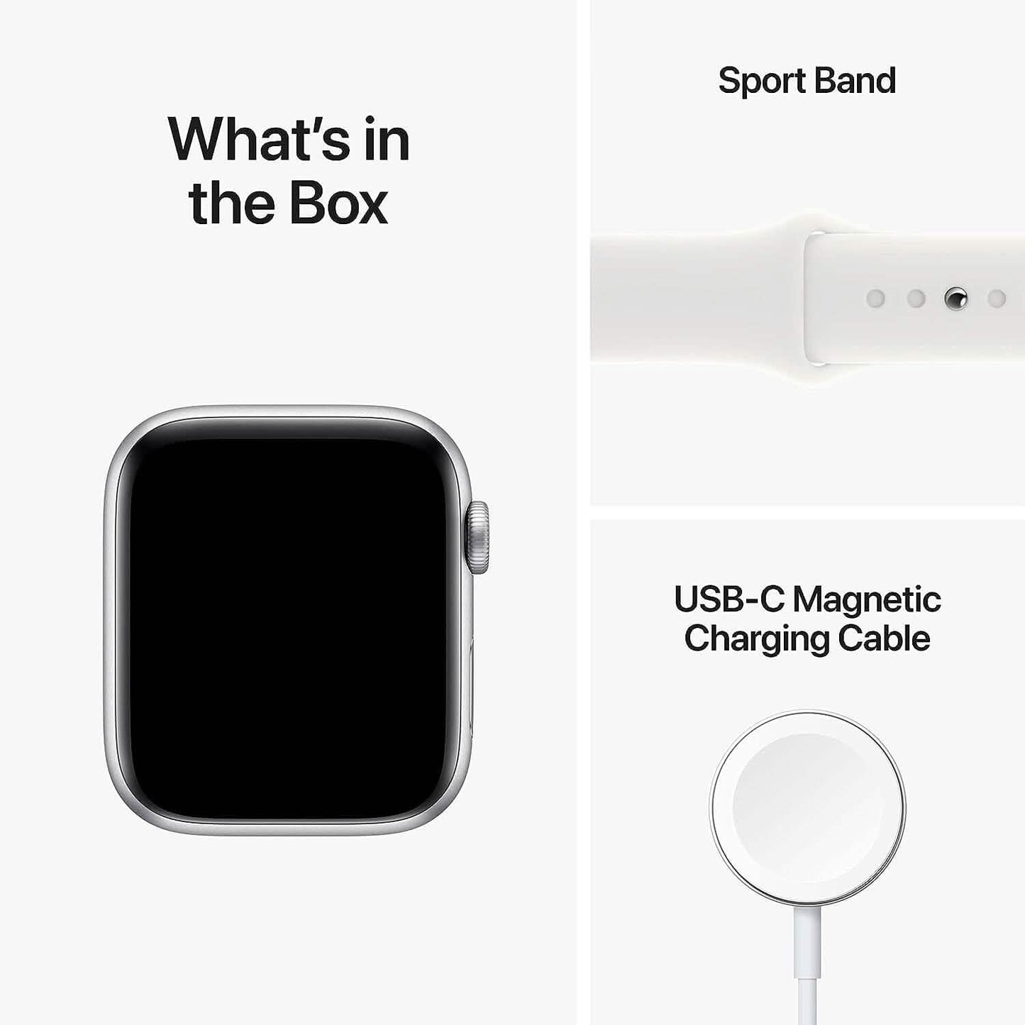 Apple Watch SE (2nd Gen, GPS) Aluminum Case with Sport Band (Refurbished)