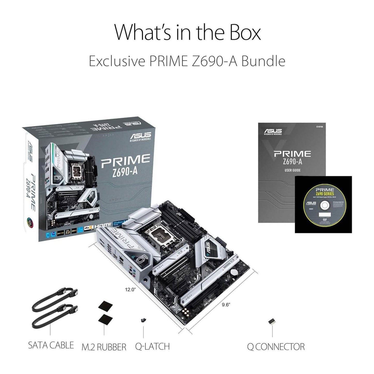 ASUS Prime Z690-A LGA 1700 Intel 12th ATX Motherboard (Refurbished)