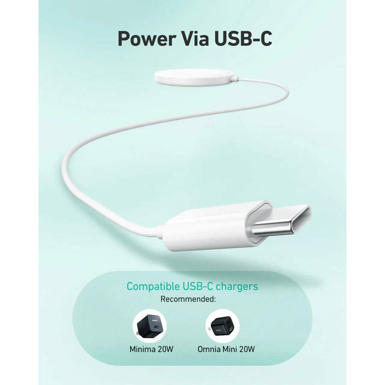 Aukey LC-A1 Aircore Wireless Charger 15W Magnetic Qi Certified