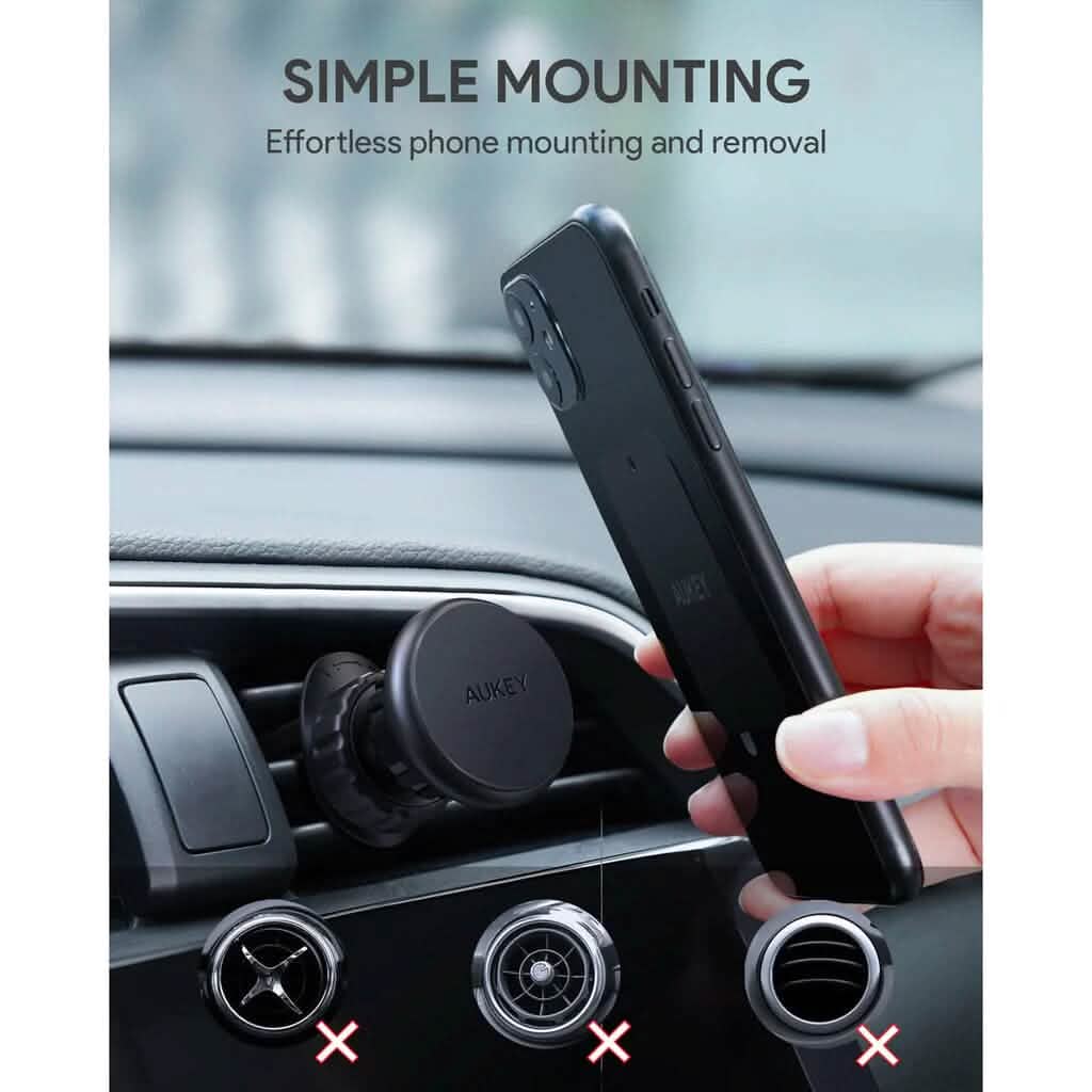 Aukey Phone Holder for Car with Super Magnetic Mount