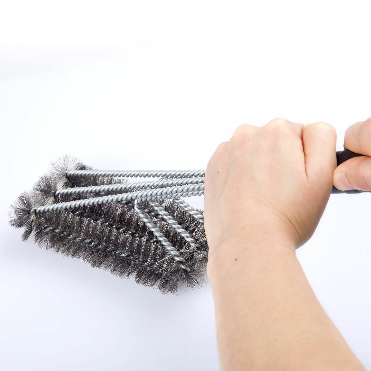 Barbestar 18" 3 in 1 Safe Barbecue Grill Brush Wire Bristles