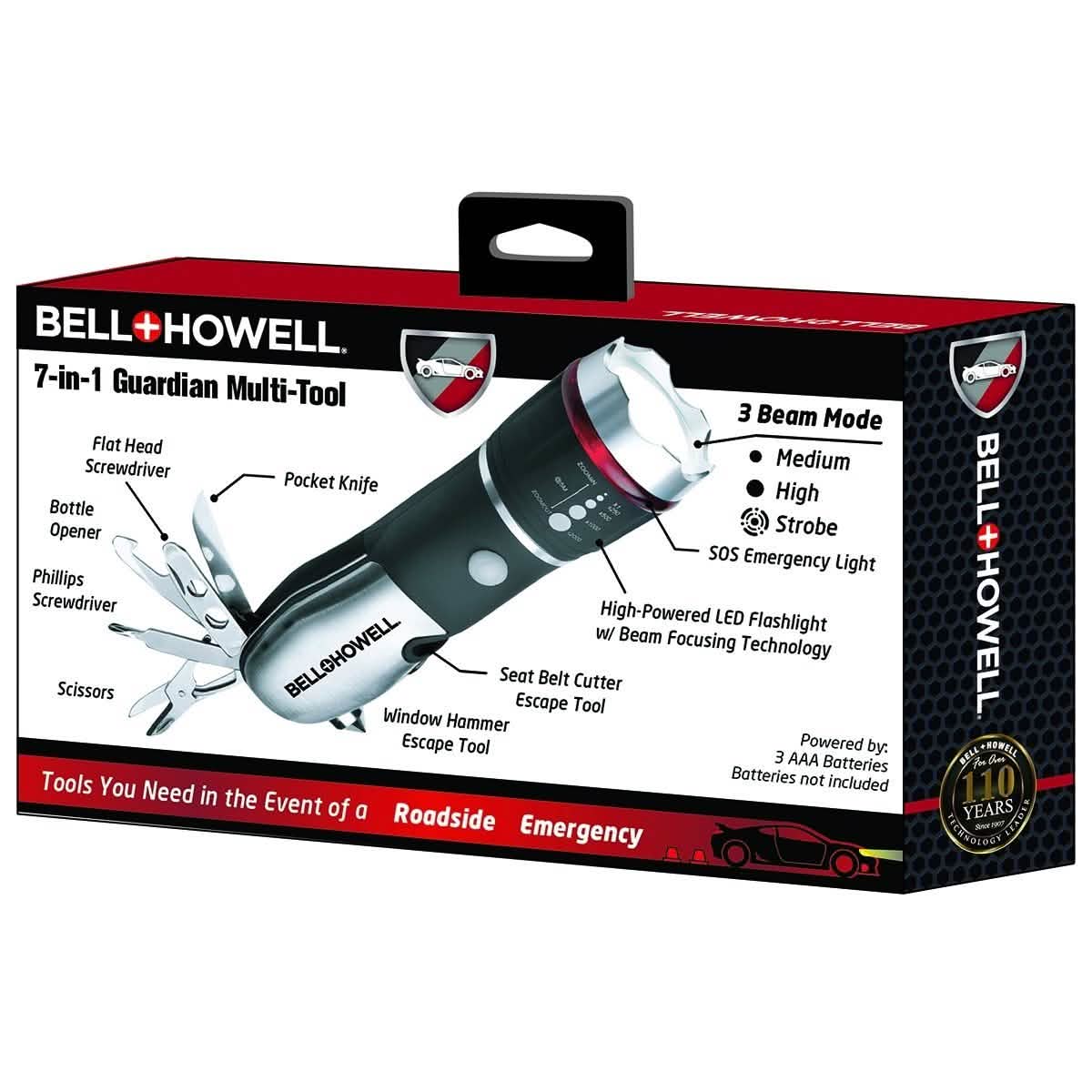 Bell + Howell 7-in-1 Guardian Multi-Tool